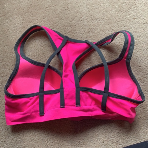 Pink Padded Sports Bra - Picture 2 of 2